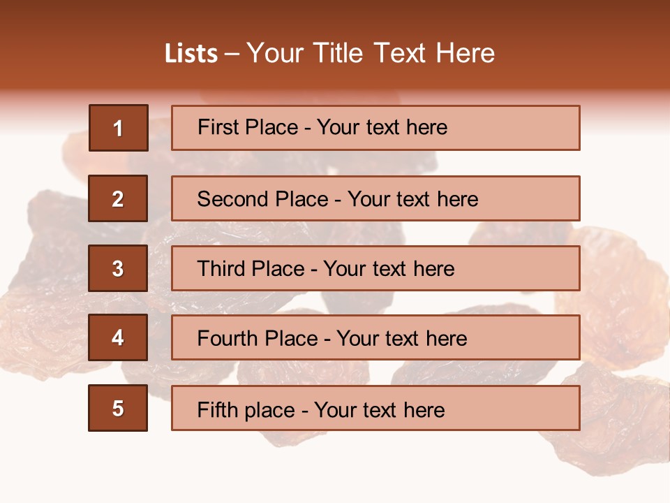 Getrocknetes Ern Getrocknet PowerPoint Template