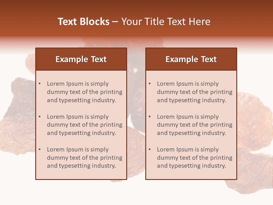 Getrocknetes Ern Getrocknet PowerPoint Template