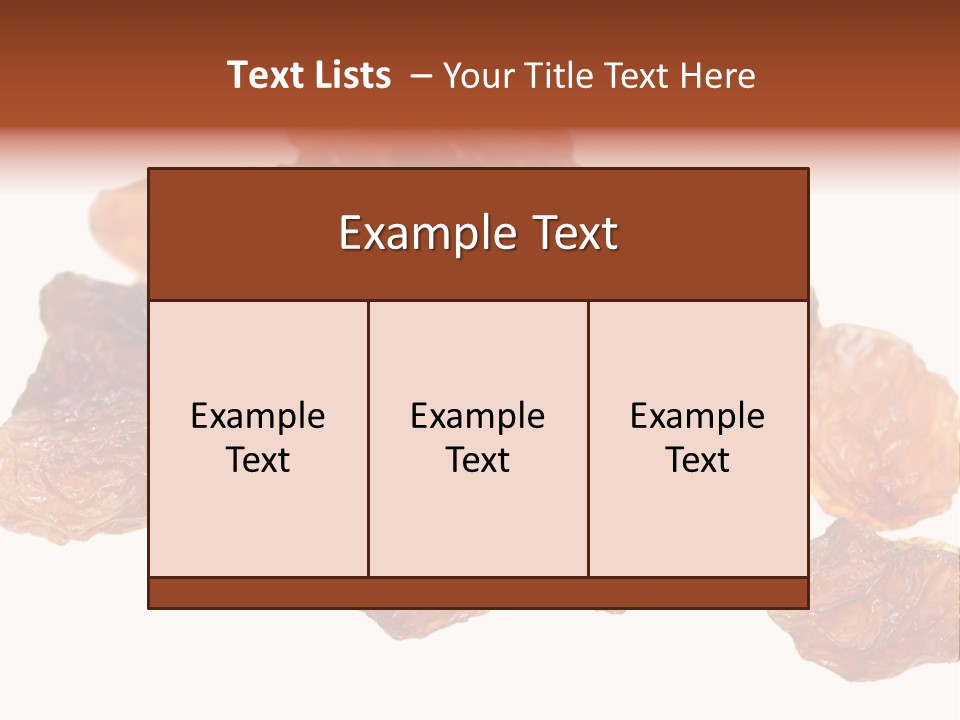 Getrocknetes Ern Getrocknet PowerPoint Template