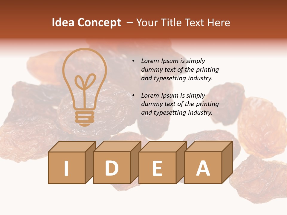 Getrocknetes Ern Getrocknet PowerPoint Template