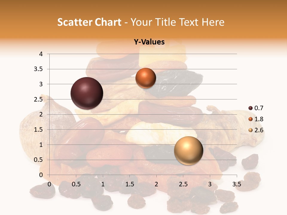 Blatt Mischobst Getrocknet PowerPoint Template