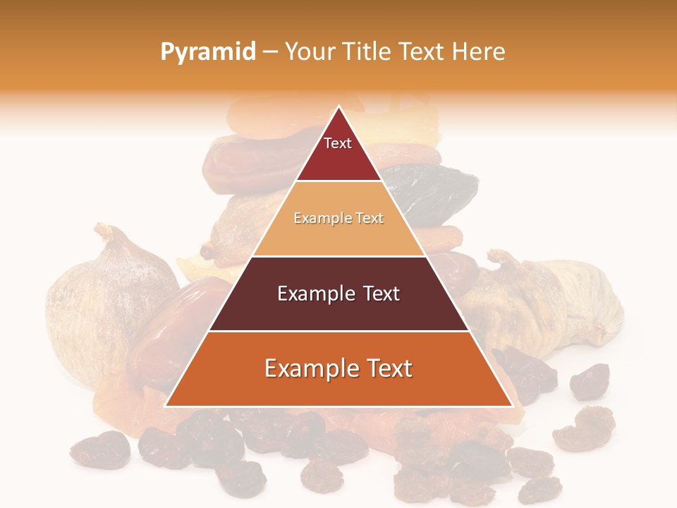 Blatt Mischobst Getrocknet PowerPoint Template