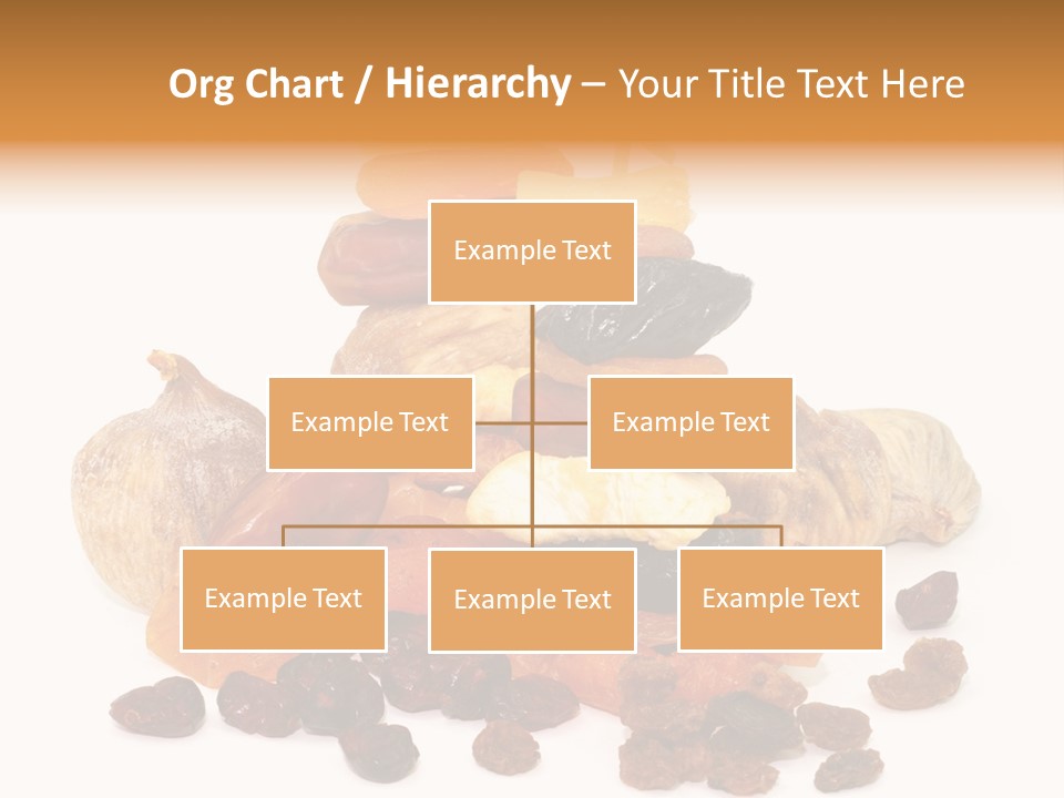 Blatt Mischobst Getrocknet PowerPoint Template