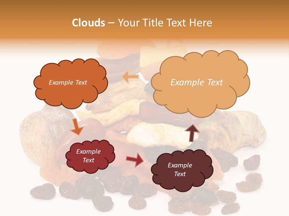 Blatt Mischobst Getrocknet PowerPoint Template