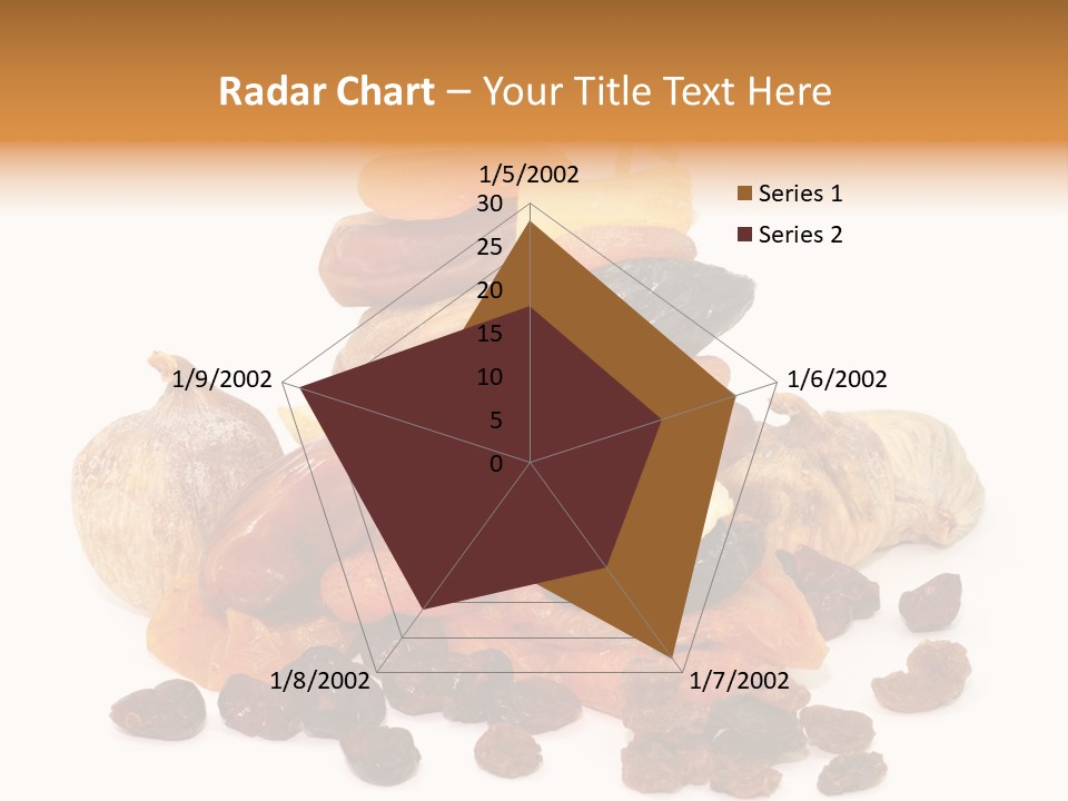 Blatt Mischobst Getrocknet PowerPoint Template