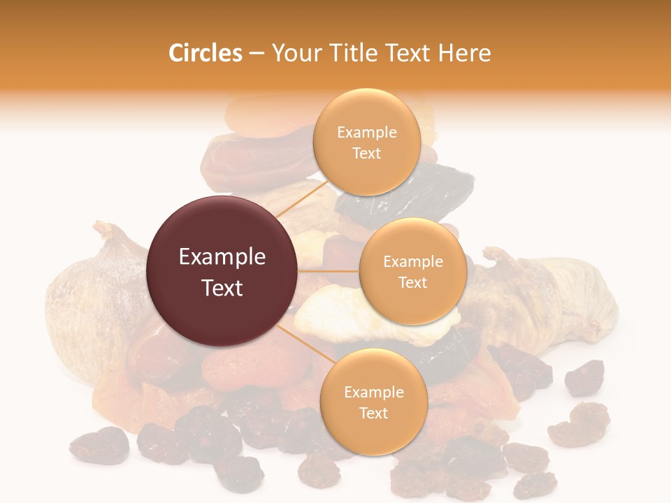 Blatt Mischobst Getrocknet PowerPoint Template