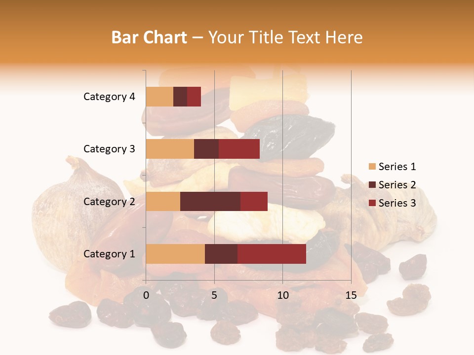 Blatt Mischobst Getrocknet PowerPoint Template