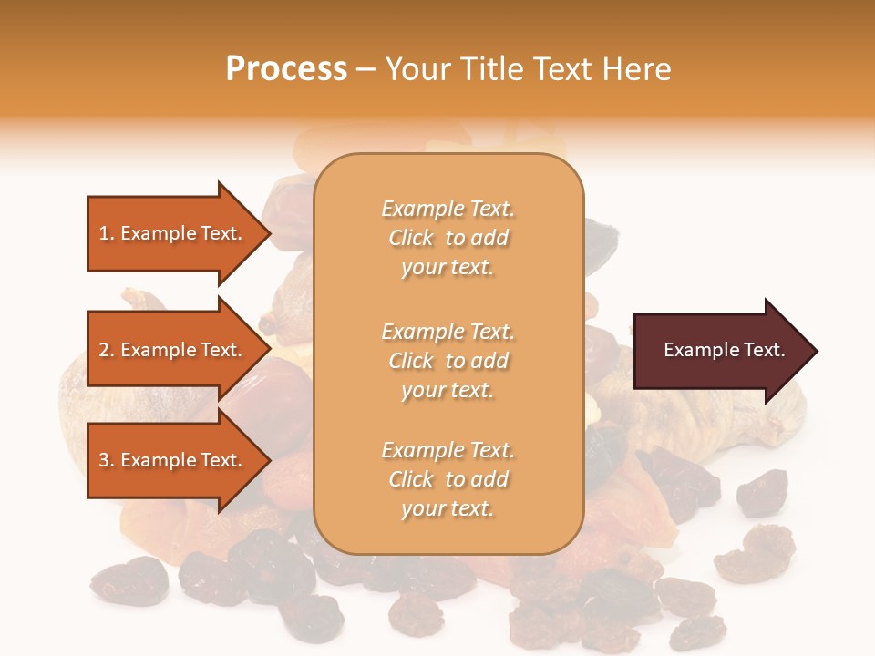 Blatt Mischobst Getrocknet PowerPoint Template
