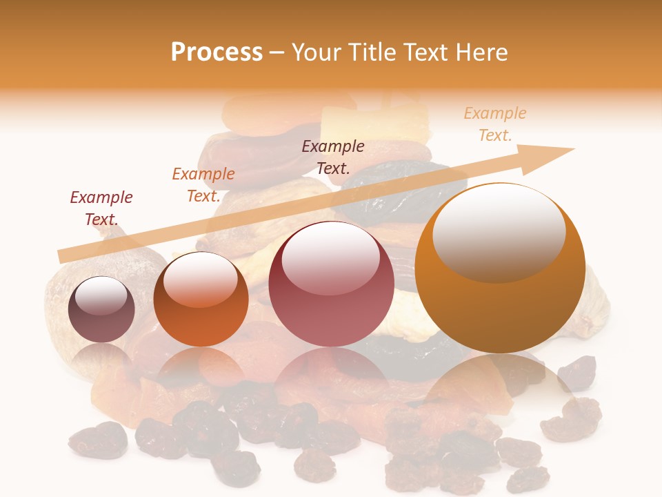 Blatt Mischobst Getrocknet PowerPoint Template