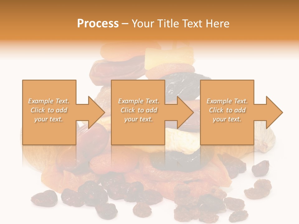 Blatt Mischobst Getrocknet PowerPoint Template