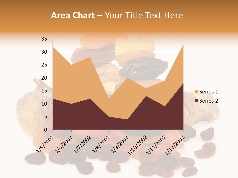 Blatt Mischobst Getrocknet PowerPoint Template