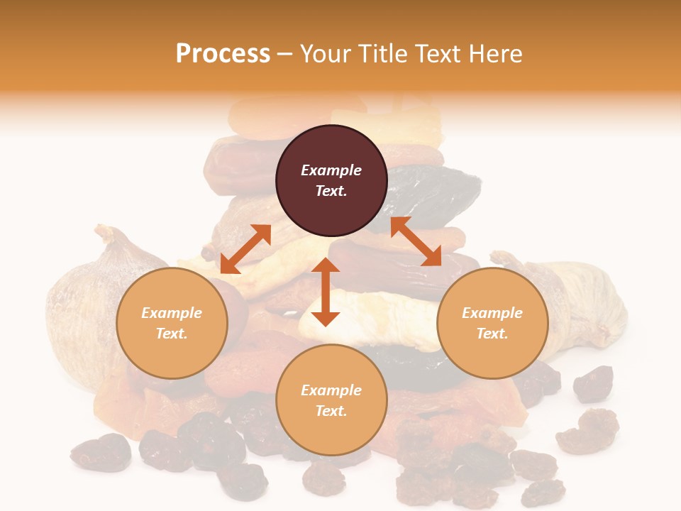 Blatt Mischobst Getrocknet PowerPoint Template