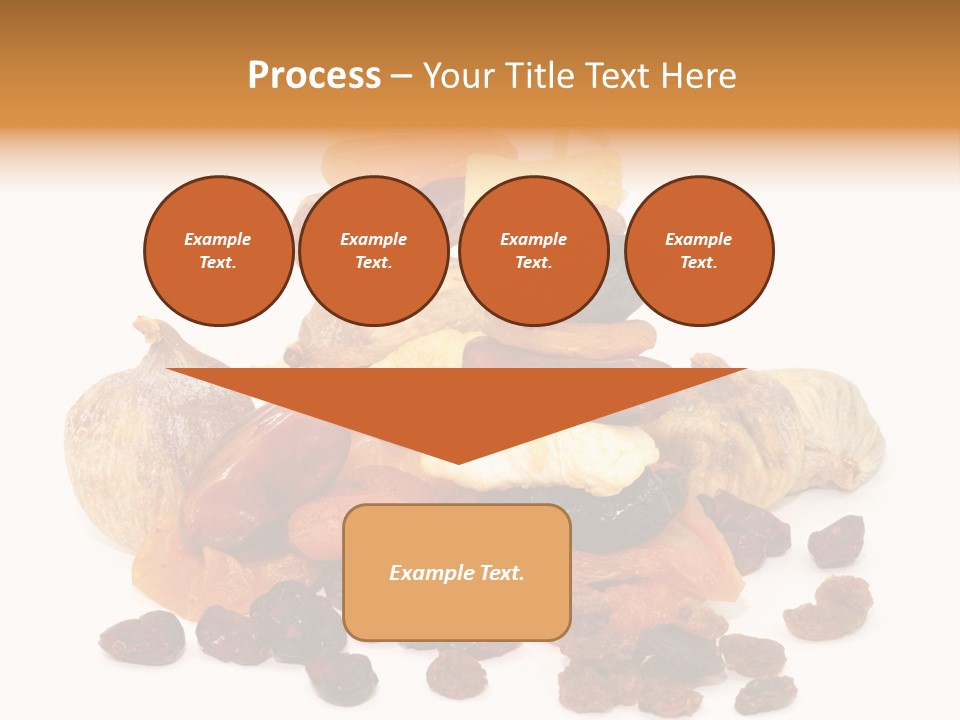 Blatt Mischobst Getrocknet PowerPoint Template