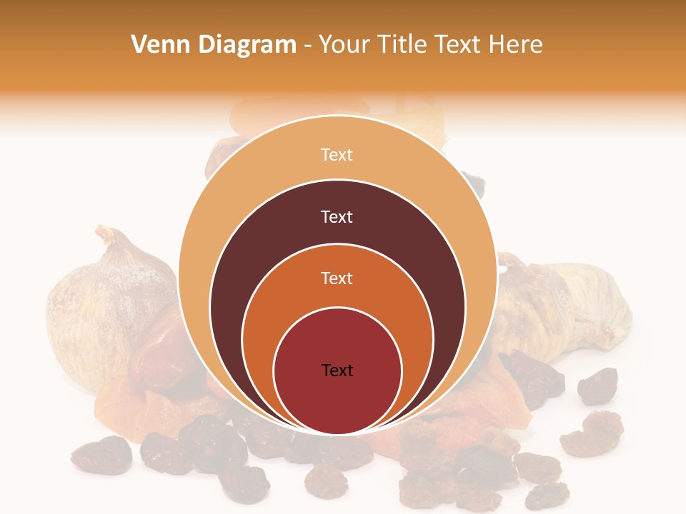 Blatt Mischobst Getrocknet PowerPoint Template