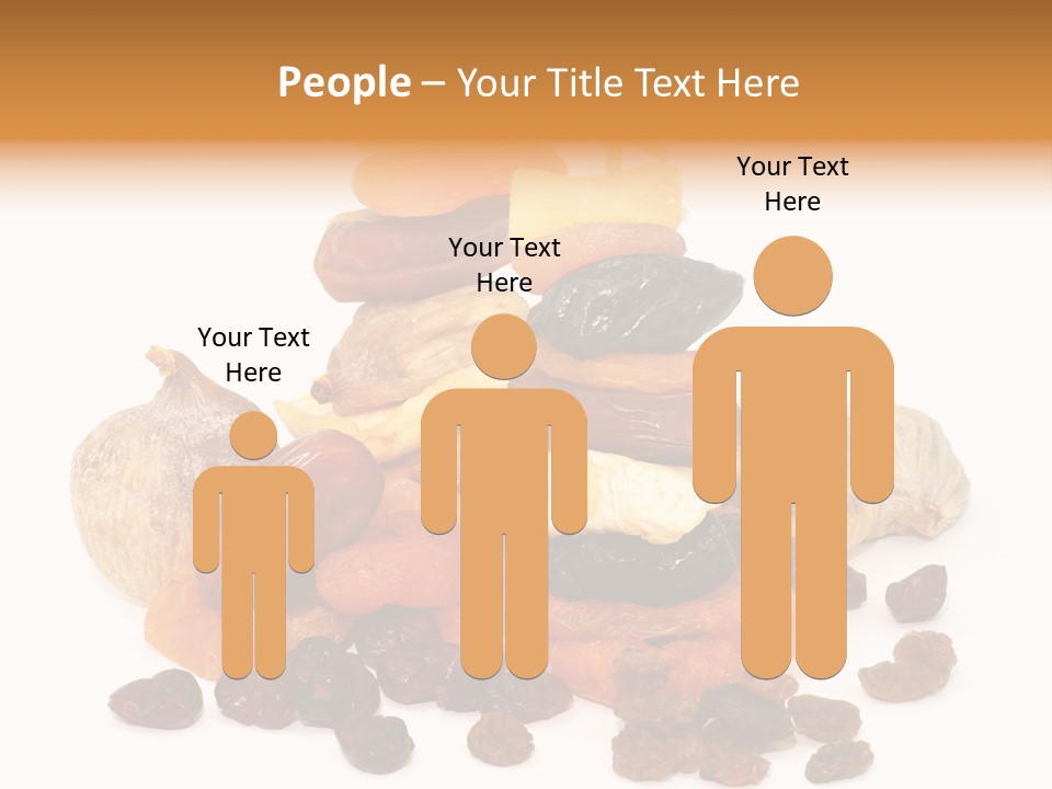 Blatt Mischobst Getrocknet PowerPoint Template