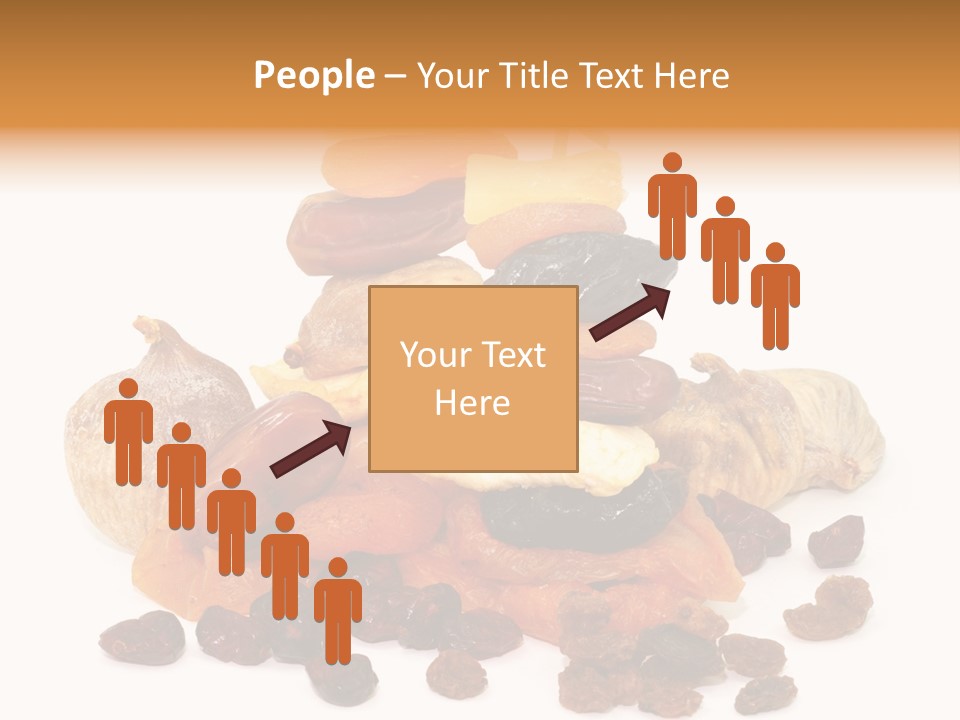 Blatt Mischobst Getrocknet PowerPoint Template