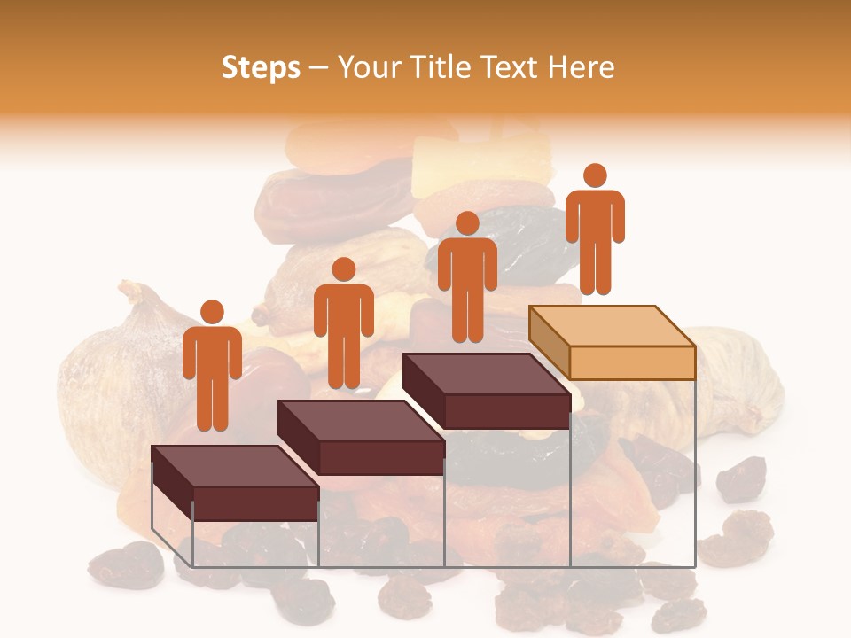 Blatt Mischobst Getrocknet PowerPoint Template