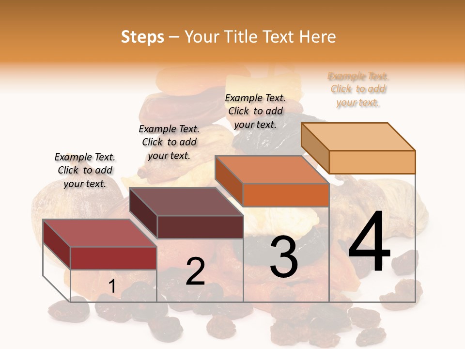 Blatt Mischobst Getrocknet PowerPoint Template