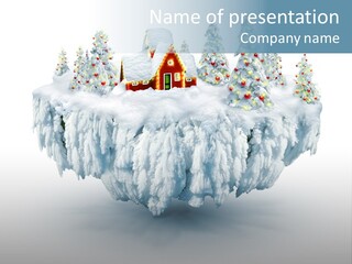 Tiny Fly Island PowerPoint Template