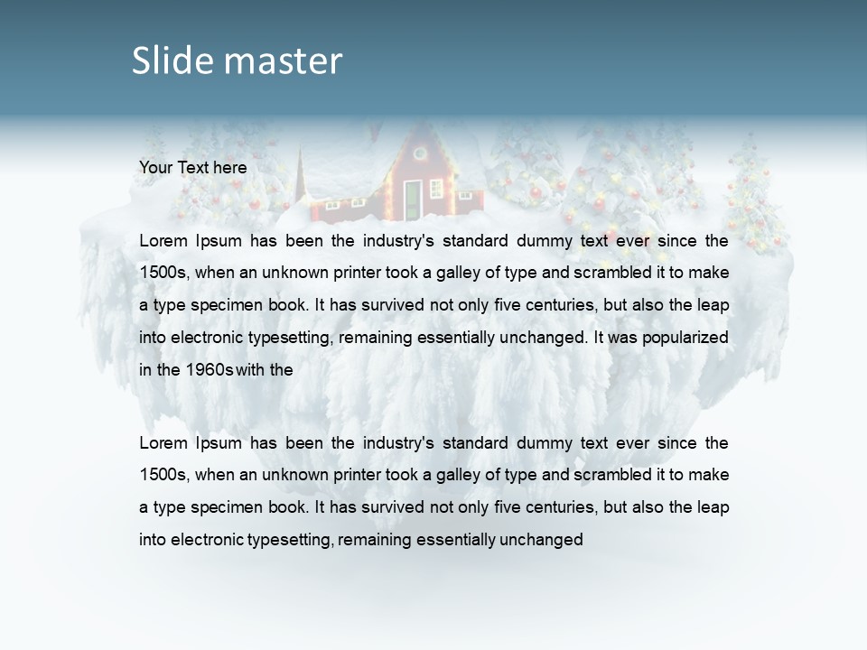 Tiny Fly Island PowerPoint Template