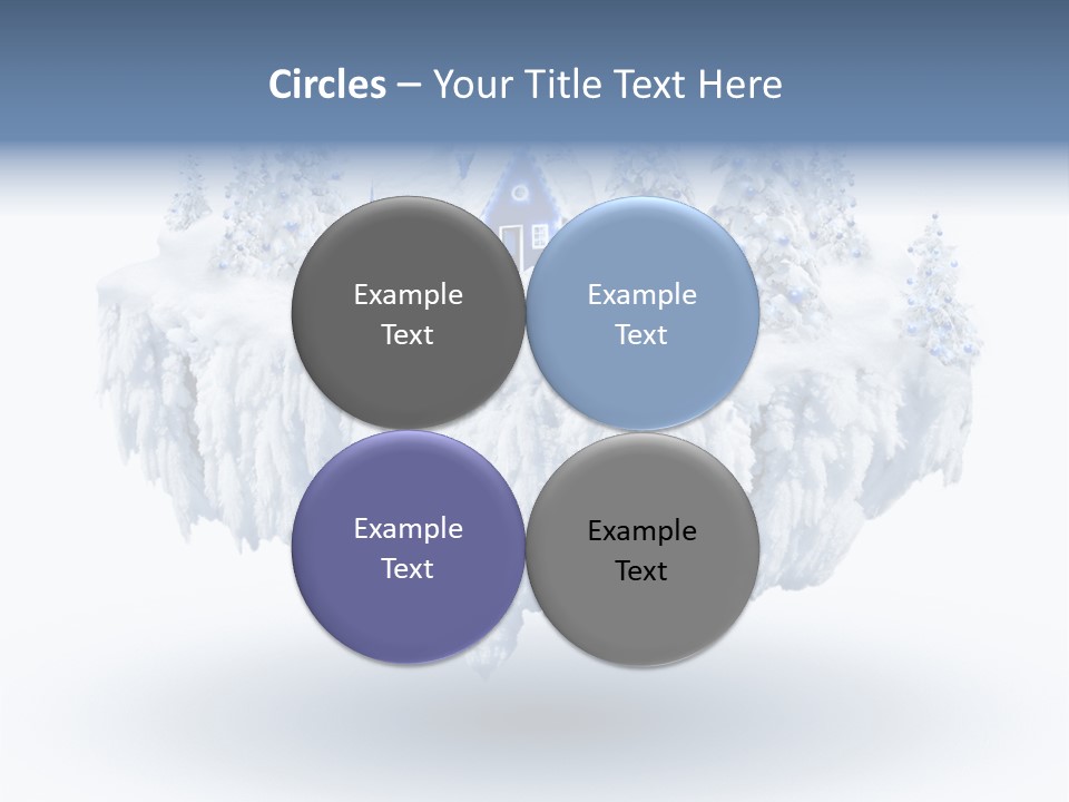 Village Landscape Universe PowerPoint Template