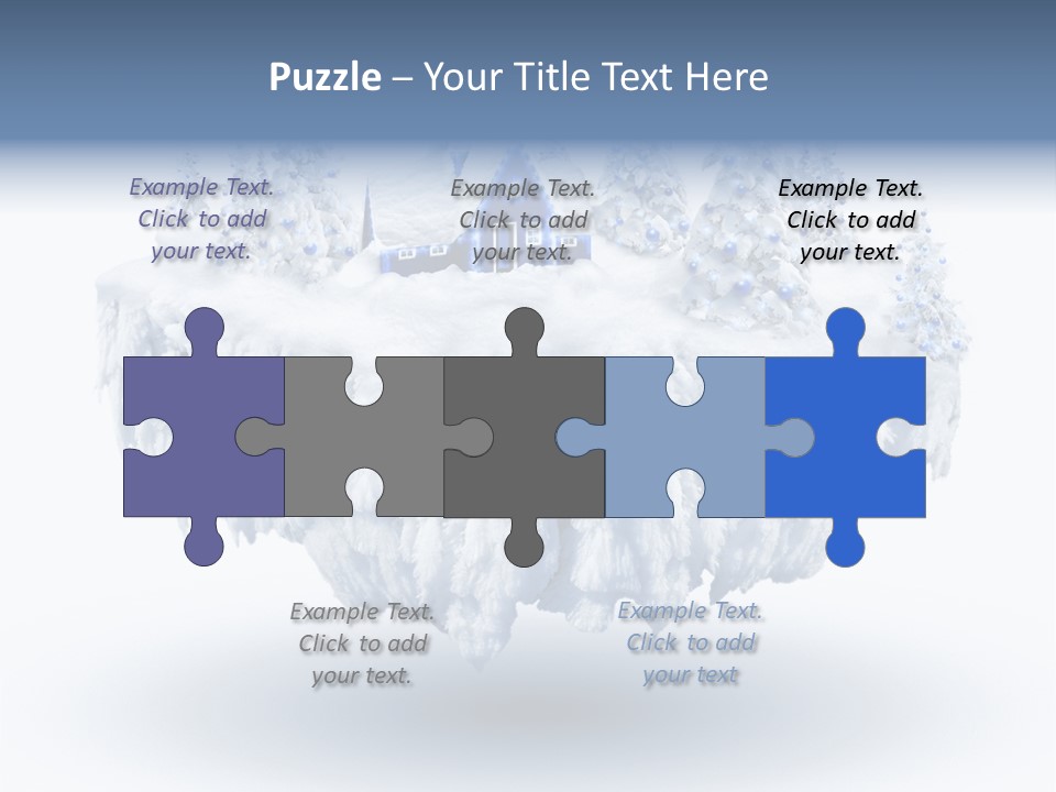 Village Landscape Universe PowerPoint Template