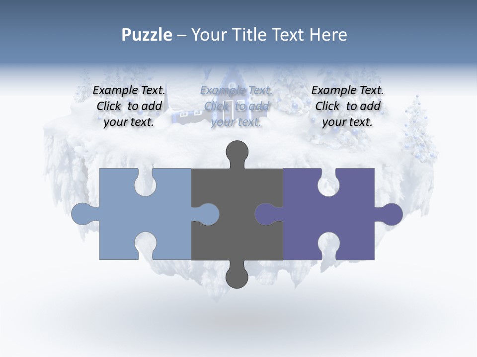 Village Landscape Universe PowerPoint Template