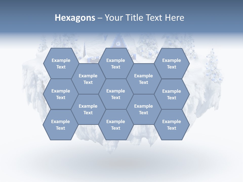 Village Landscape Universe PowerPoint Template