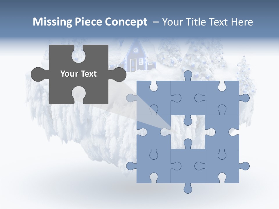 Village Landscape Universe PowerPoint Template