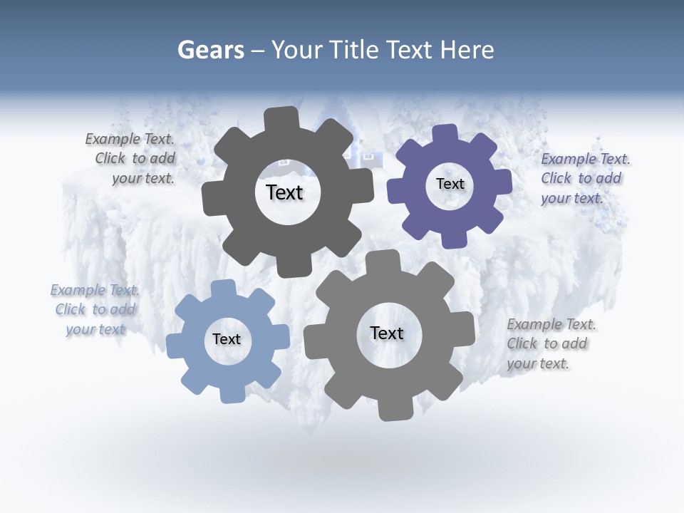 Village Landscape Universe PowerPoint Template
