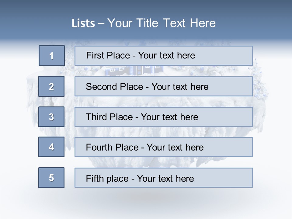 Village Landscape Universe PowerPoint Template