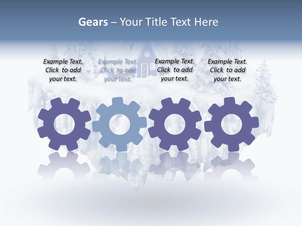 Village Landscape Universe PowerPoint Template