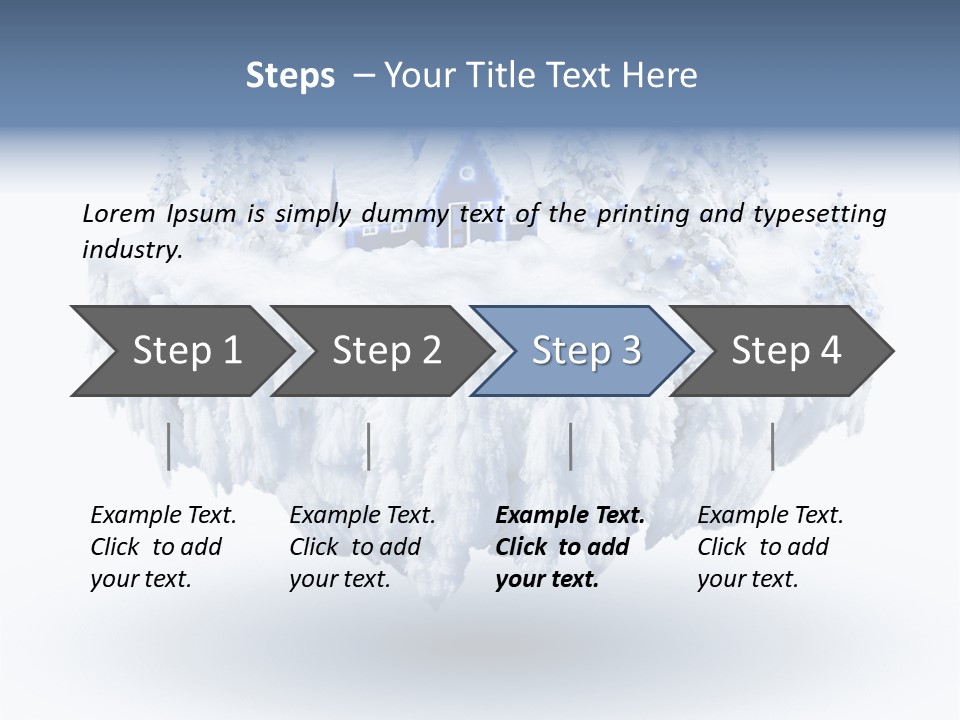 Village Landscape Universe PowerPoint Template