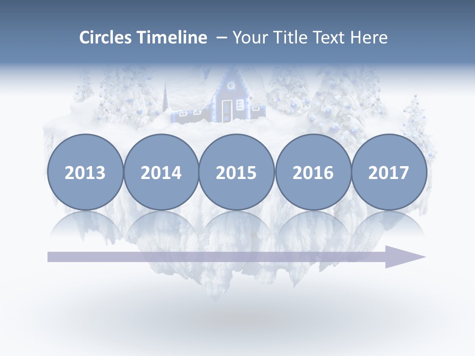 Village Landscape Universe PowerPoint Template