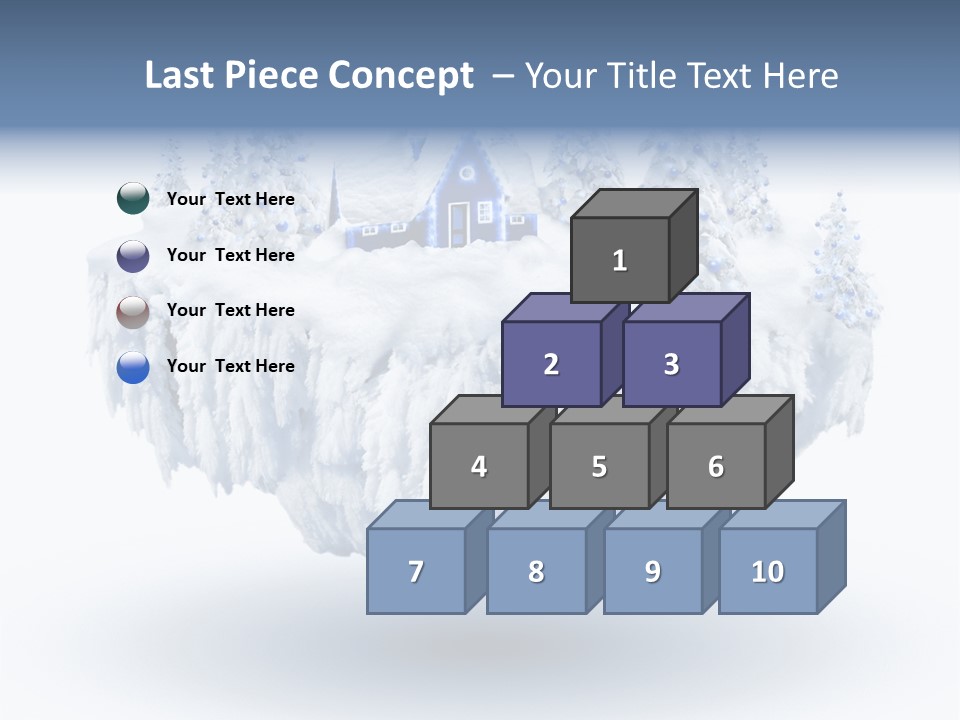 Village Landscape Universe PowerPoint Template