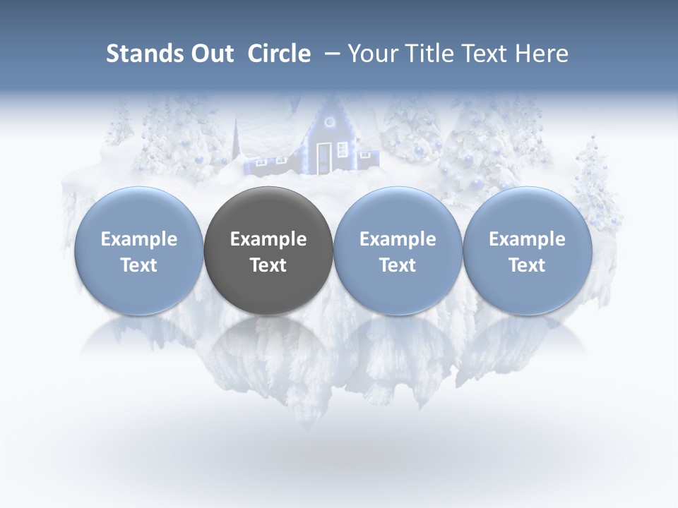 Village Landscape Universe PowerPoint Template