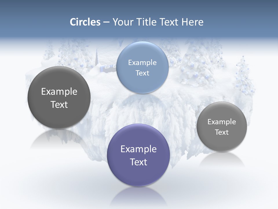 Village Landscape Universe PowerPoint Template