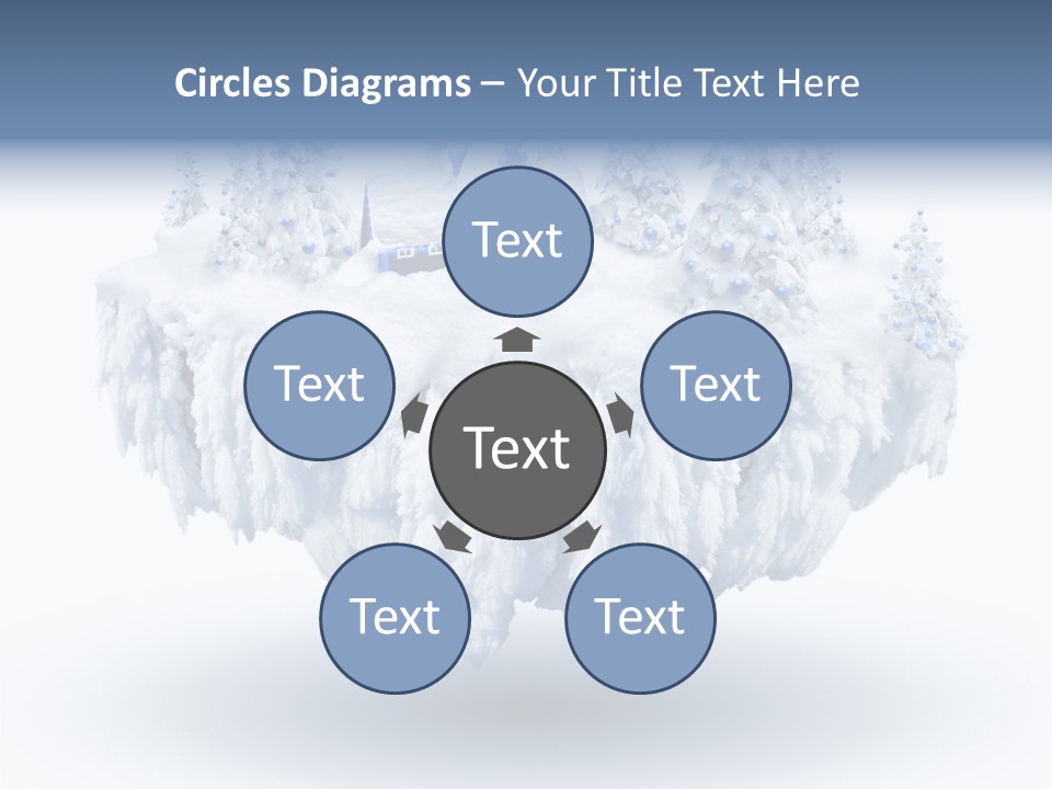 Village Landscape Universe PowerPoint Template