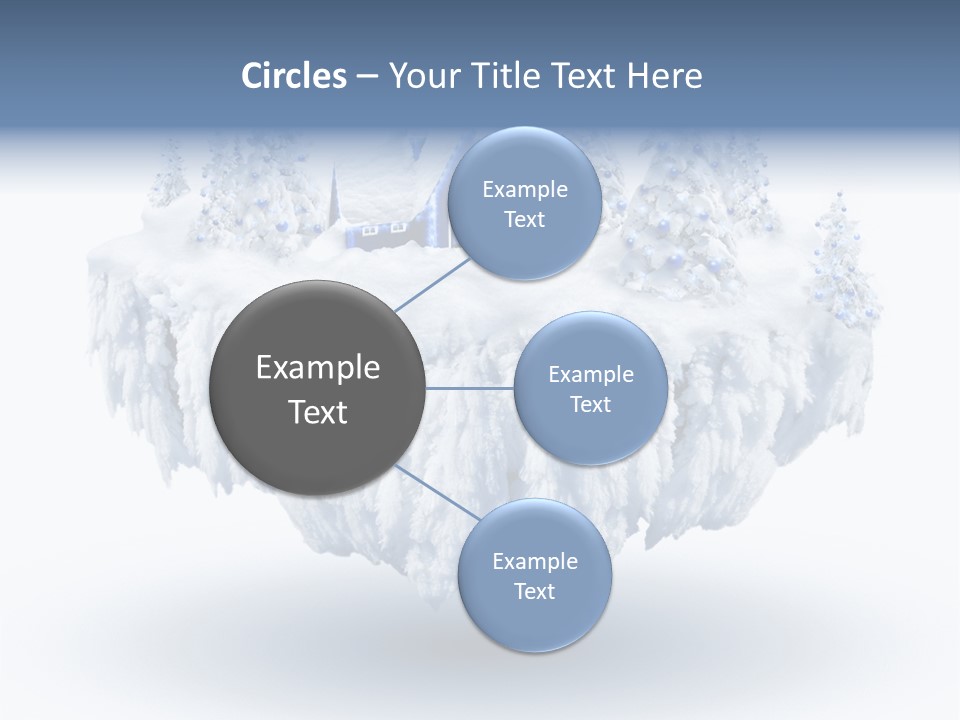 Village Landscape Universe PowerPoint Template