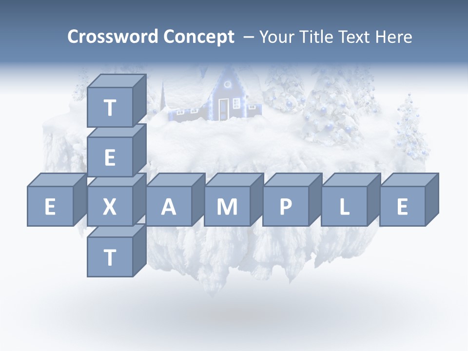 Village Landscape Universe PowerPoint Template