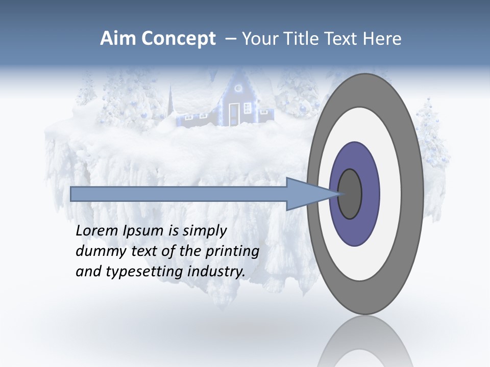 Village Landscape Universe PowerPoint Template