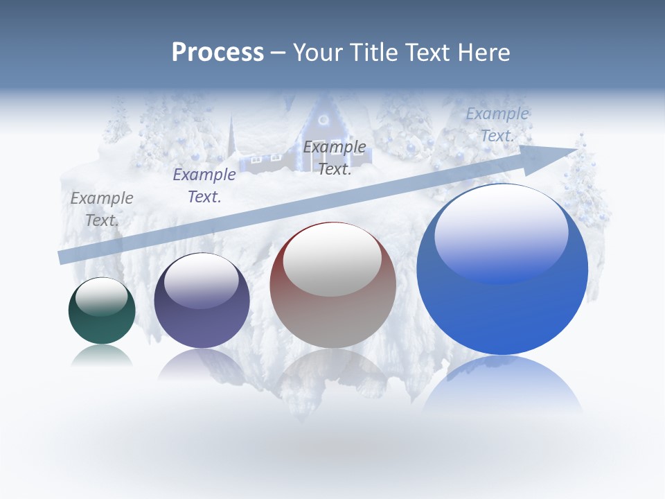 Village Landscape Universe PowerPoint Template