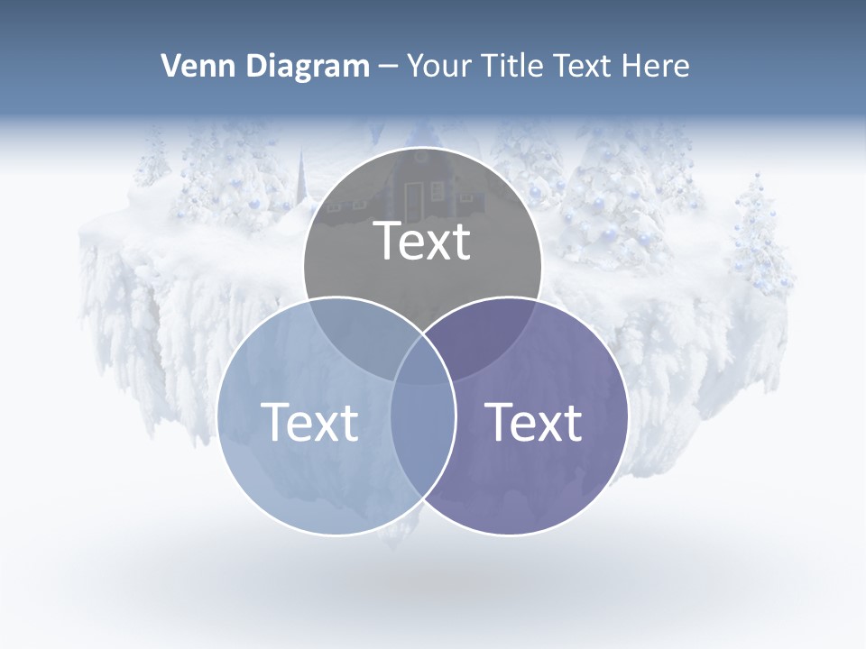 Village Landscape Universe PowerPoint Template