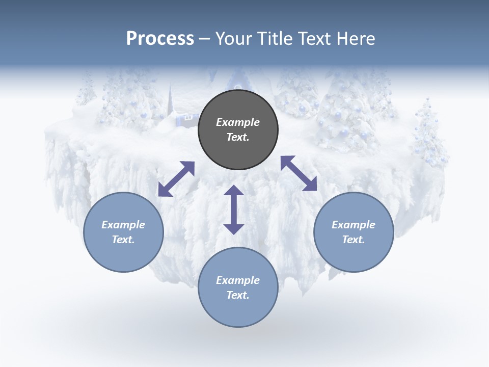 Village Landscape Universe PowerPoint Template