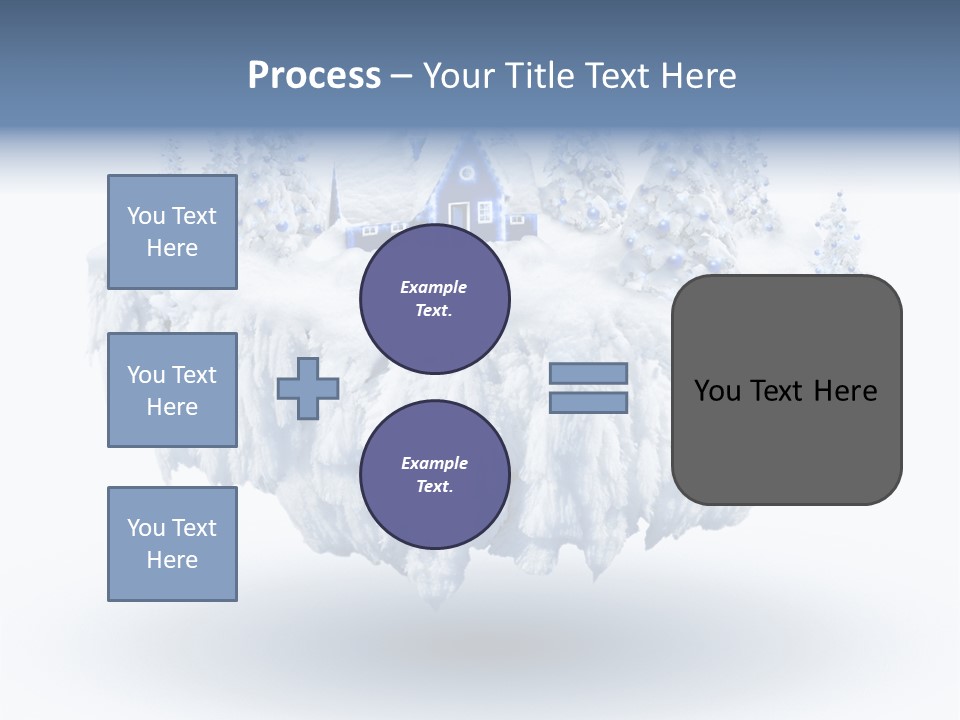 Village Landscape Universe PowerPoint Template