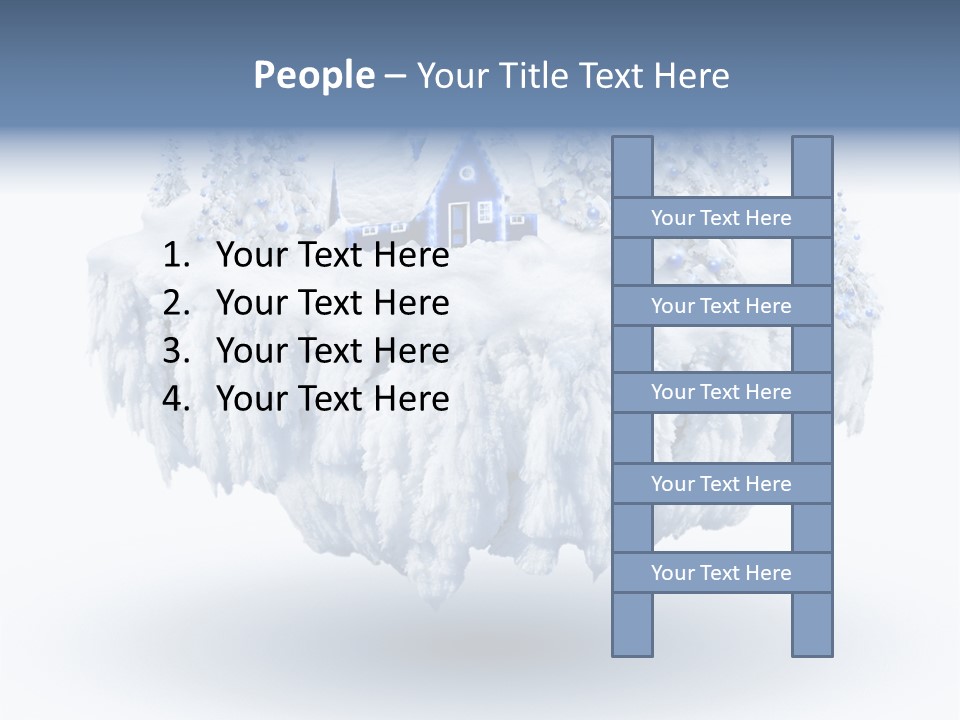 Village Landscape Universe PowerPoint Template