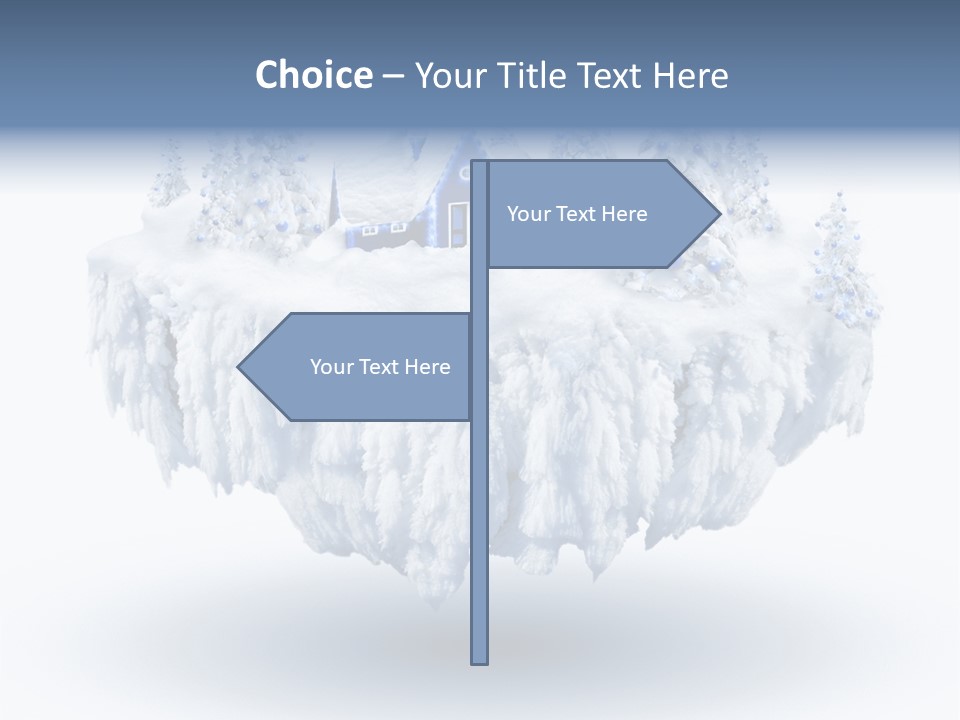 Village Landscape Universe PowerPoint Template
