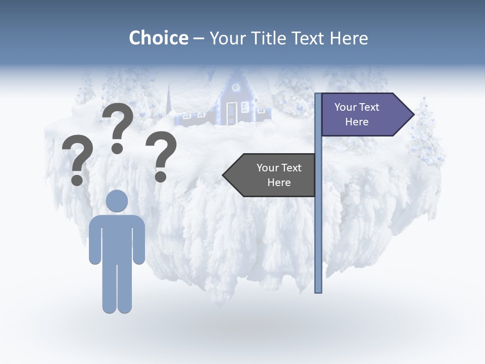 Village Landscape Universe PowerPoint Template