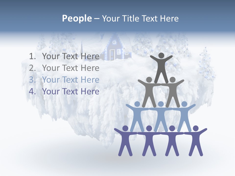 Village Landscape Universe PowerPoint Template