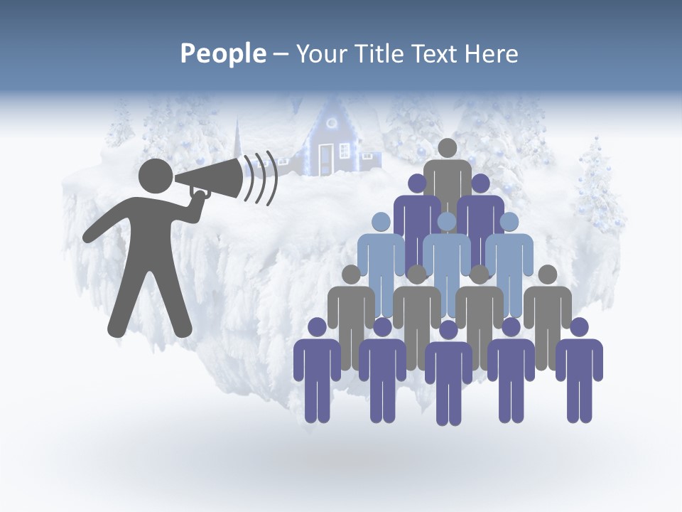 Village Landscape Universe PowerPoint Template